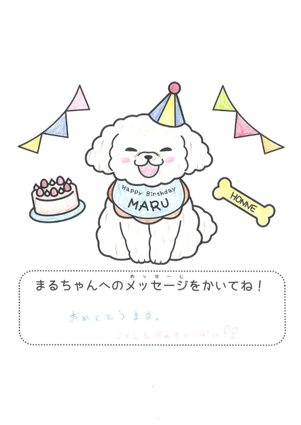 Happy 4th Anniversary まるちゃん！ - 株式会社ユキリエ